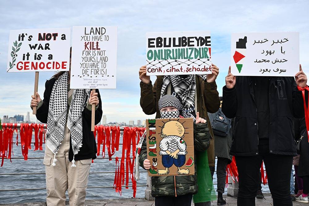 İsrail'in Gazze'ye yönelik saldırıları protesto edildi 24